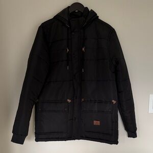 NWT DC Men's Black Puffer Jacket